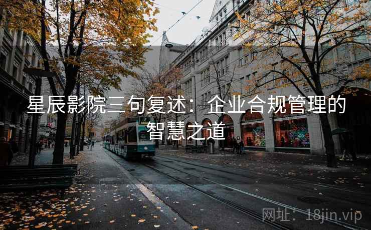 星辰影院三句复述：企业合规管理的智慧之道
